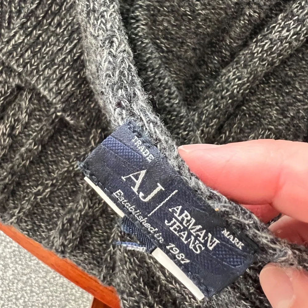 Armani Jeans Grey Scarf B1-10